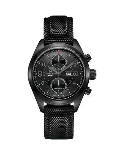 Hamilton Khaki Field Chronograph, 42mm In Black