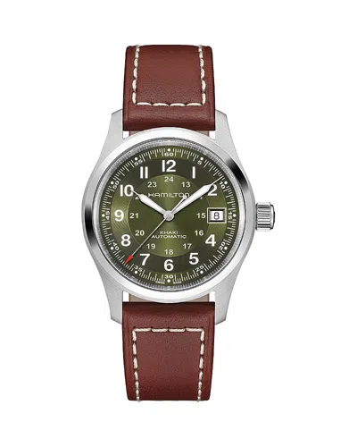 Hamilton Khaki Field Date Automatic Watch, 38mm In Pattern