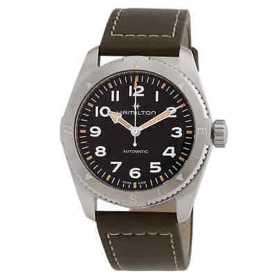 Pre-owned Hamilton Khaki Field Expedition Automatic Black Dial Men's Watch H70225830