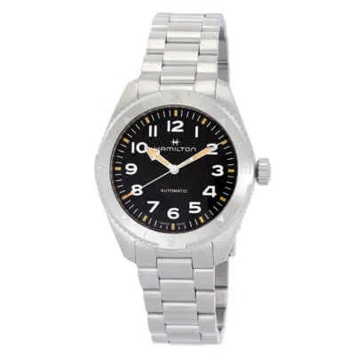 Pre-owned Hamilton Khaki Field Expedition Automatic Black Dial Men's Watch H70315130