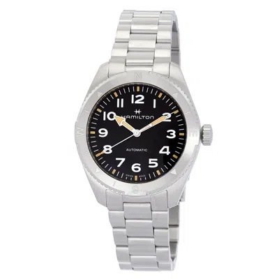 Hamilton Khaki Field Expedition Automatic Black Dial Men's Watch H70315130 In Metallic