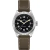 Hamilton Khaki Field Expedition Automatic Leather Strap Watch, 41mm In Black