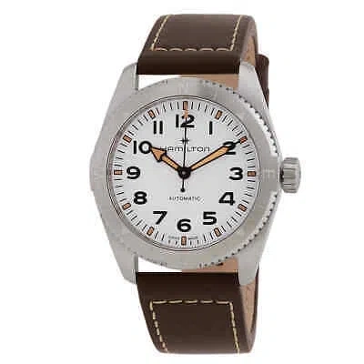 Pre-owned Hamilton Khaki Field Expedition Automatic White Dial Men's Watch H70225510