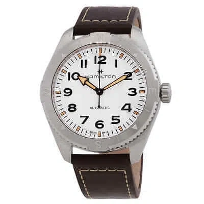 Pre-owned Hamilton Khaki Field Expedition Automatic White Dial Men's Watch H70315510