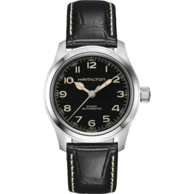 Pre-owned Hamilton H70405730 Khaki Field Interstellar Murph 38mm In Box