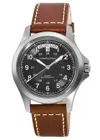 Hamilton Khaki Field King Auto Day-date Black Dial Men's Watch H64455533 In Black