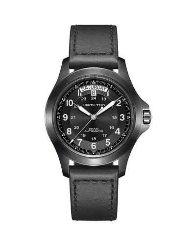 Hamilton Khaki Field King Watch, 40mm In Black