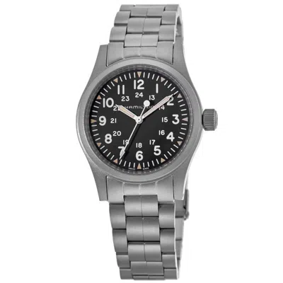 Hamilton Khaki Field Mechanical Black Dial Stainless Steel Men's Watch H69439131