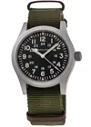 Hamilton Field Hand Wind Black Dial Mens Watch H69529933 In Black