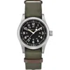 Hamilton Khaki Field Mechanical Nato Strap Watch, 38mm In Green/black/silver