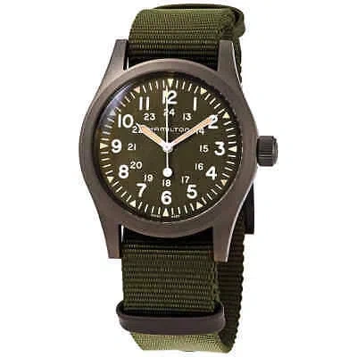 Pre-owned Hamilton Khaki Field Men's Hand Wound Watch H69449961