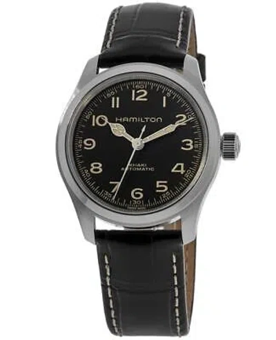 Pre-owned Hamilton Khaki Field Murph 38mm Automatic Black Dial Men's Watch H70405730