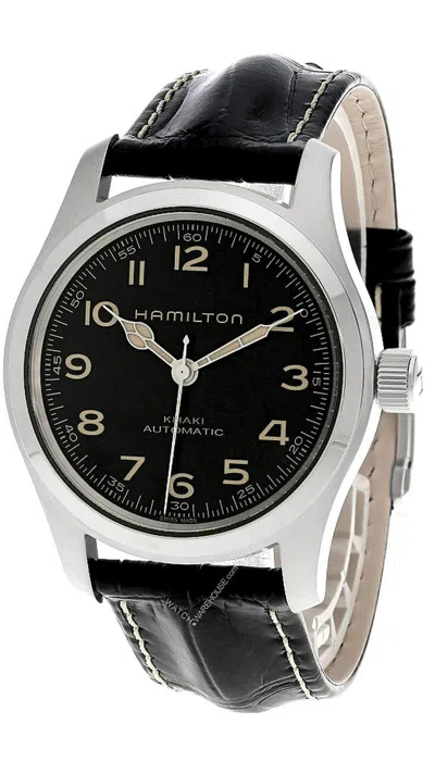 Pre-owned Hamilton Khaki Field Murph 42mm Automatic Black Dial Men's Watch H70605731 -
