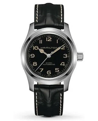 Pre-owned Hamilton Khaki Field Murph Automatic Black Dial Men's Watch H70605731