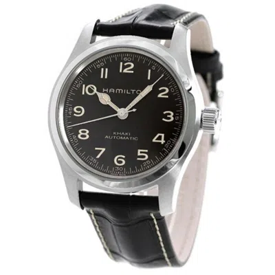 Pre-owned Hamilton Khaki Field Murph Automatic Black Men's Watch H70605731