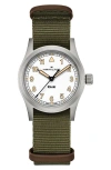 Hamilton Khaki Field Nato Strap Watch, 33mm In White