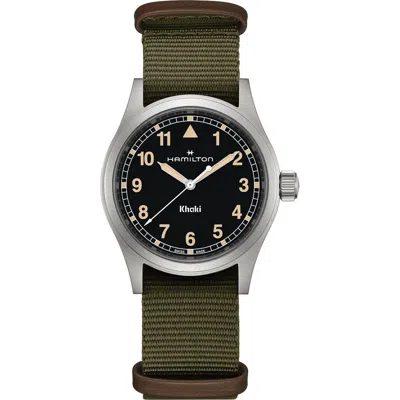 Hamilton Khaki Field Nato Strap Watch, 38mm In Green