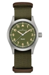 Hamilton Khaki Field Nato Strap Watch, 38mm In Green