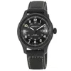 Hamilton Khaki Field Titanium Auto Black Dial Rubber Strap Men's Watch H70575733