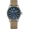 Hamilton Khaki Field Titanium Auto In Green