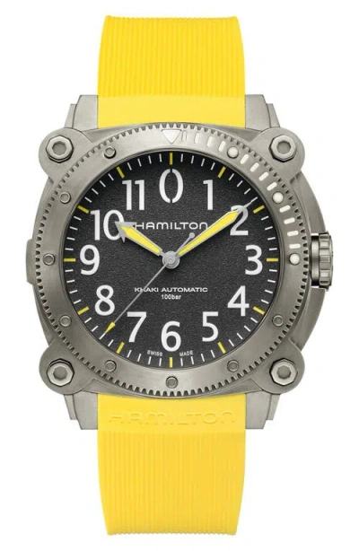 Hamilton Khaki Navy Belowzero Auto Titanium In Grey
