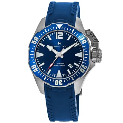 Hamilton Khaki Navy Frogman Auto Blue Dial Men's Watch H77705345