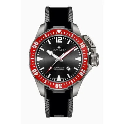 Hamilton Khaki Navy Frogman Automatic Black Dial Men's Watch H77805335