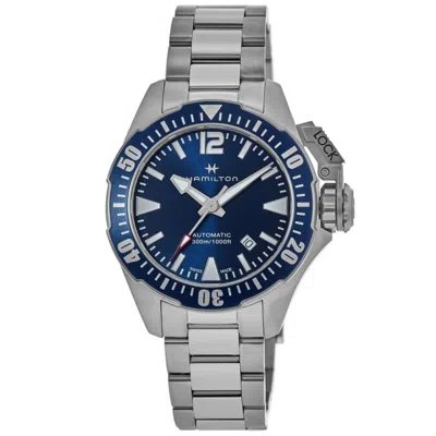 Hamilton Khaki Navy Frogman Automatic Blue Dial Men's Watch H77705145