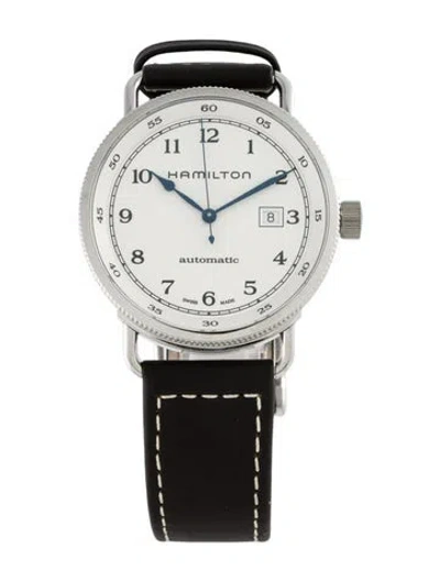 Pre-owned Hamilton Khaki Navy Pioneer Watch In Multi