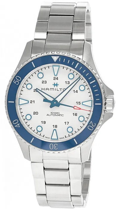Pre-owned Hamilton Khaki Navy Scuba Auto 43mm Ss Men's Watch H82505150