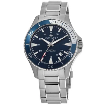 Hamilton Khaki Navy Scuba Auto Blue Dial Stainless Steel Men's Watch H82345141