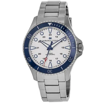 Hamilton Khaki Navy Scuba Auto White Dial Stainless Steel Men's Watch H82505150