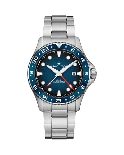 Hamilton Khaki Navy Scuba Gmt Automatic Watch, 43mm In Pink