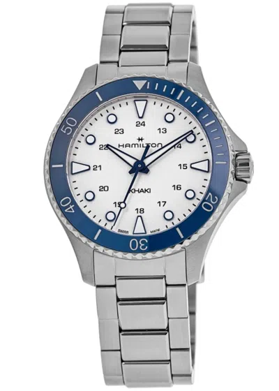 Hamilton Khaki Navy Scuba Quartz Silver Dial Steel Men's Watch H82231150