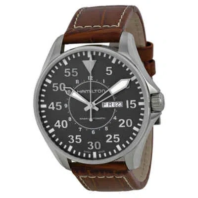 Pre-owned Hamilton Khaki Pilot Automatic Men's Watch H64715885