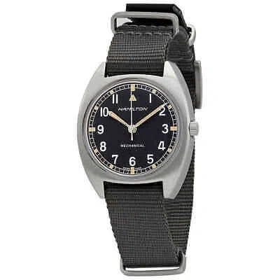 Pre-owned Hamilton Khaki Pilot Pioneer Hand Wind Men's Watch H76419931