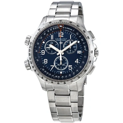 Hamilton Khaki X-wind Quartz Blue Dial Men's Watch H77922141