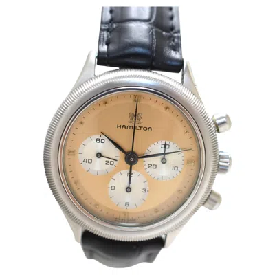 Pre-owned Hamilton Lemania Cal. 1873 Steel Chronograph – Circa 1990s In Multi