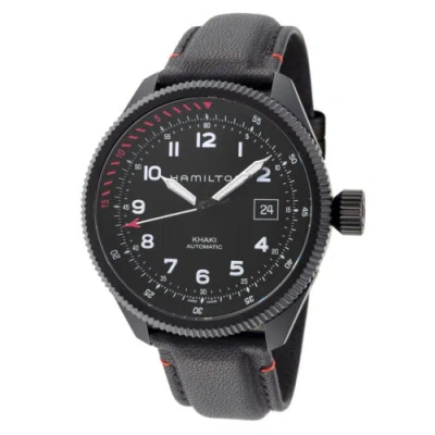 Pre-owned Hamilton Men's H76695733 Khaki Aviation 42mm Automatic Watch