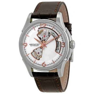 Pre-owned Hamilton Men's Jazzmaster Open Heart Watch H32565555