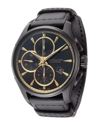 Hamilton Men's Jazzmaster Watch In Black