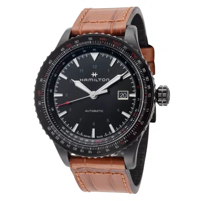 Hamilton Men's Khaki Aviation 42mm Automatic Watch In Brown
