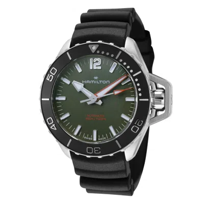 Hamilton Men's Khaki Navy 41mm Automatic Watch In Black