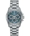Hamilton Men's Swiss Automatic Chronograph Jazzmaster Performer Stainless Steel Bracelet Watch 42mm In No Color