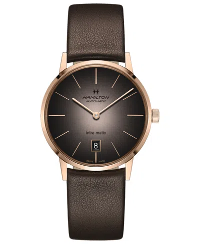 Hamilton American Classic Intra-matic Auto In Brown