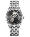 Hamilton Jazzmaster Open Heart Auto In Stainless Steel