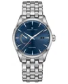 Hamilton Men's Swiss Automatic Jazzmaster Stainless Steel Bracelet Watch 42mm In Stainless Steel