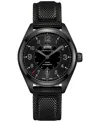 Hamilton Men's Swiss Automatic Khaki Field Black Rubber Strap Watch 42mm H70695735 In Black