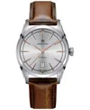 Hamilton Men's Swiss Automatic Spirit Of Liberty Brown Calf Leather Strap Watch 42mm H42415551 In No Color