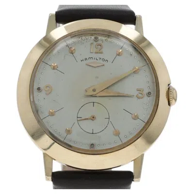 Pre-owned Hamilton Parker Ladies Watch - Yellow Gold 14k Manual